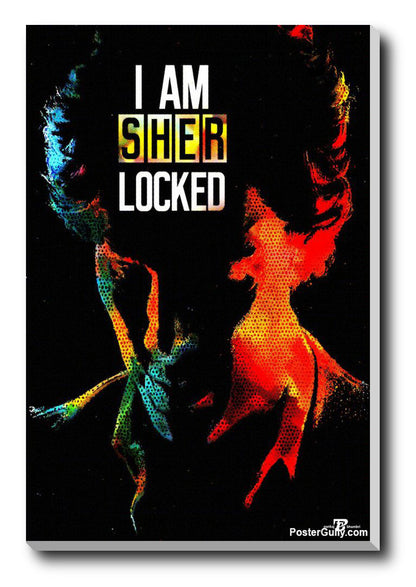 Wall Art, Half Tone Sherlocked Artwork