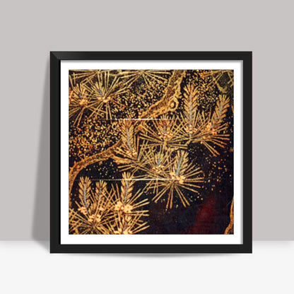 Pines Tree and Branches by Maruyama Ōkyo | Vintage Art Square Art Prints