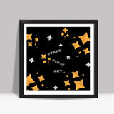 STARS FULL OF SKY Square Art Prints