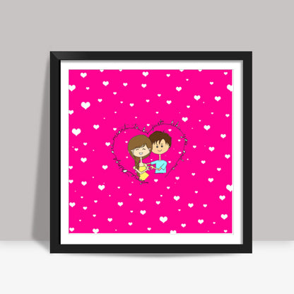 Valentines Day Special- You n Me Square Art Prints