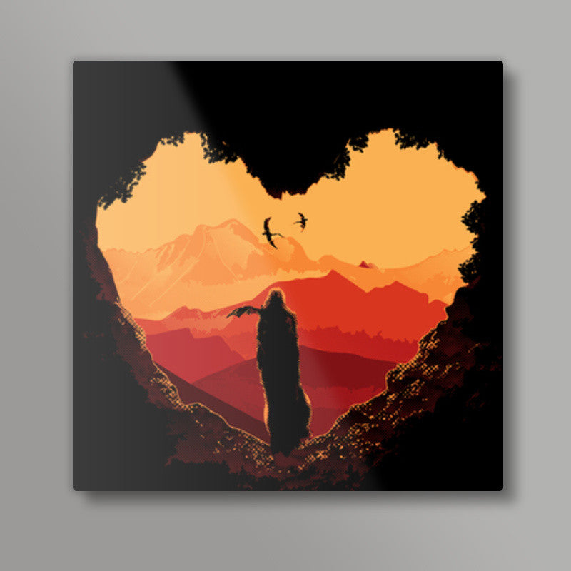 Mother of Dragons Square Art Prints