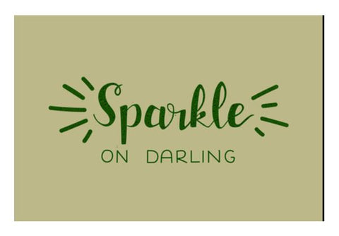 PosterGully Specials, Sparkle Typography Wall Art