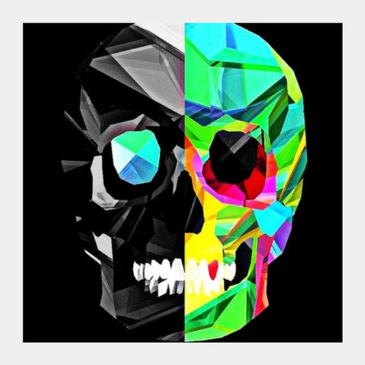 skull Square Art Prints