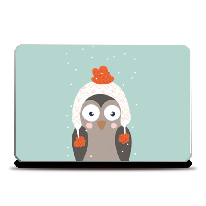 penguin with hat Laptop Skins
