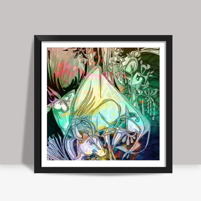 Krishna Modern Art Square Art Prints