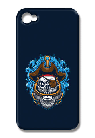 Skull Cartoon Pirate iPhone 4 Cases