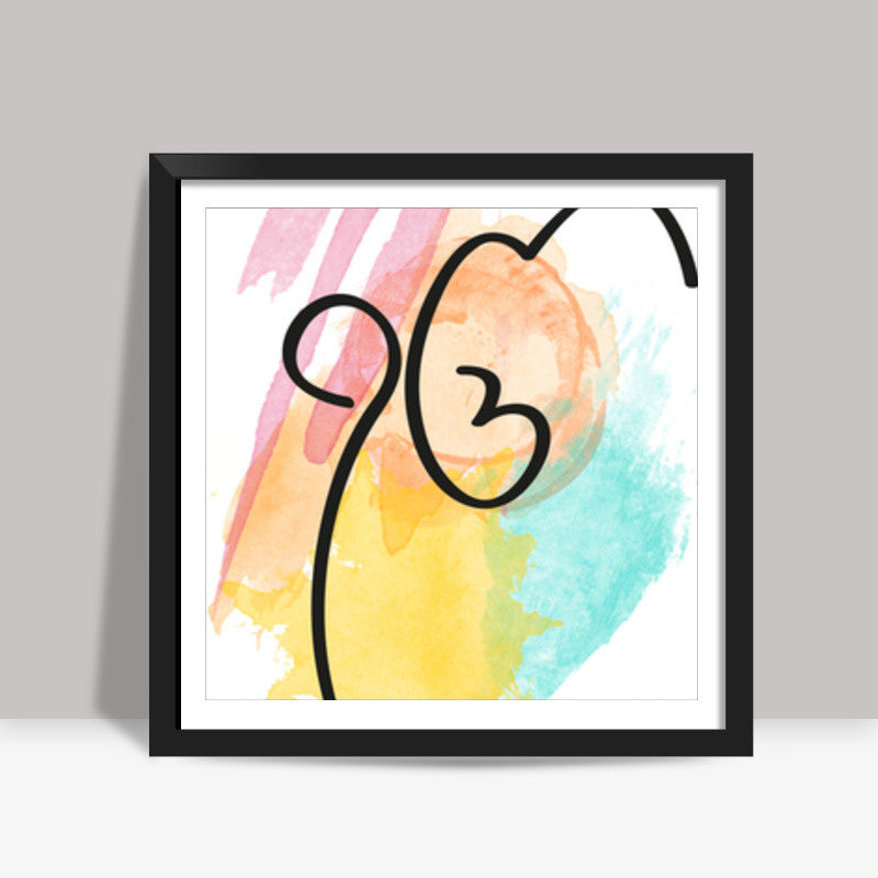 ek onkar Square Art Prints