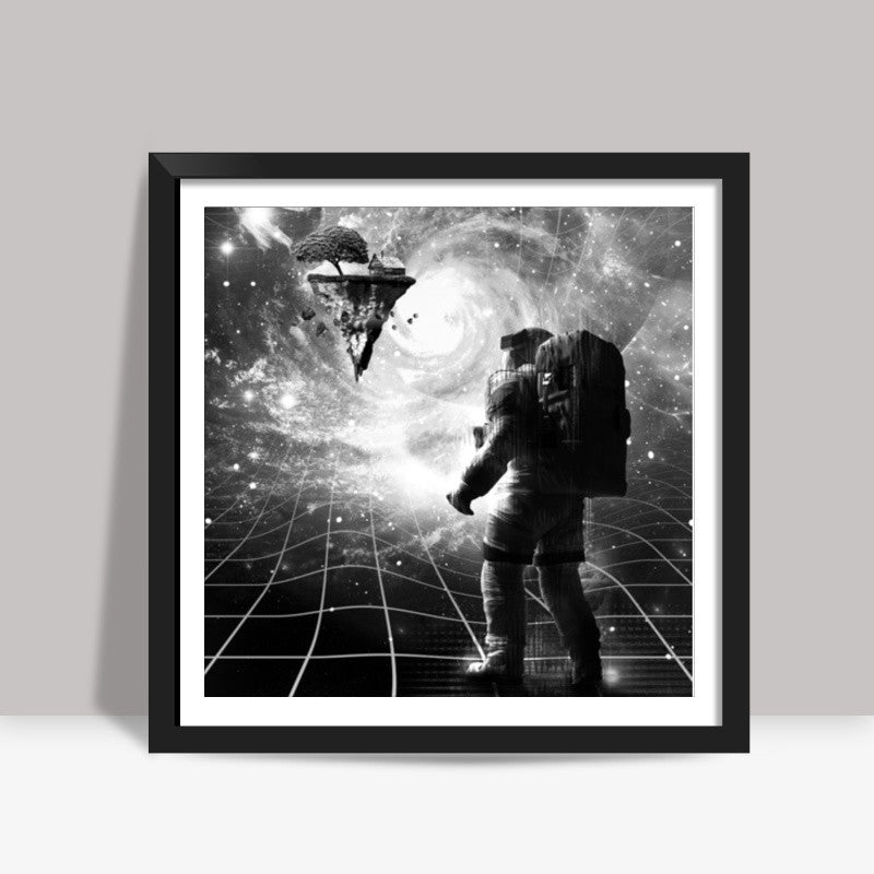 Through Wormhole Square Art Prints