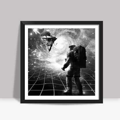 Through Wormhole Square Art Prints