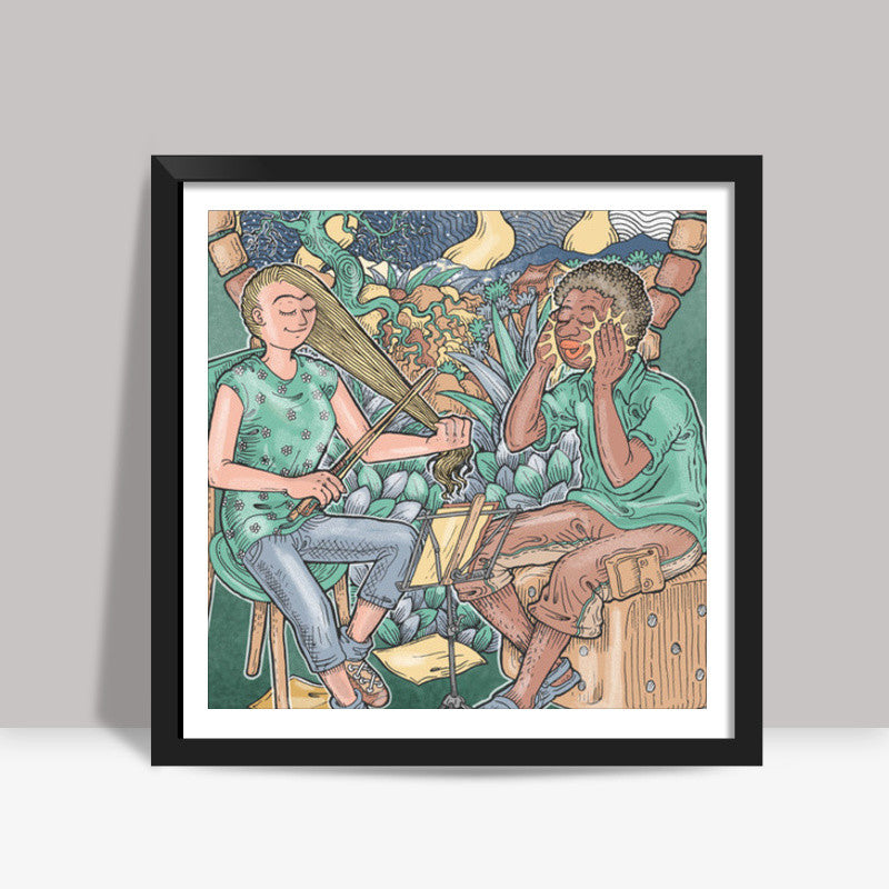 The Music Makers Square Art Prints