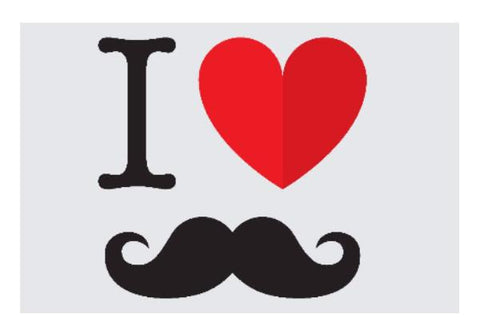 PosterGully Specials, Moustache Love Wall Art