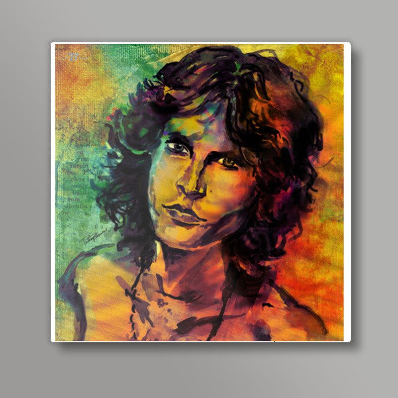 JIM Morrison LSD  Square Art Prints