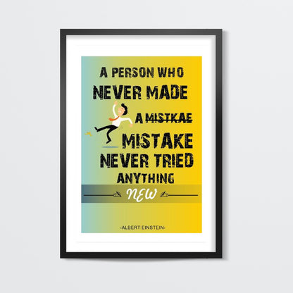 Albert Einstein Quote  Wall art| Nishant Jain | Inspirational quote poster