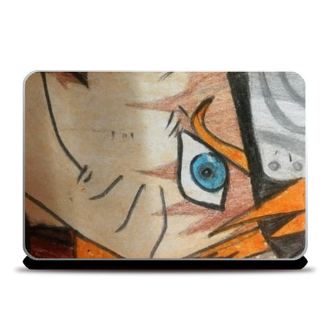 Naruto | Oil Pastel Sketch | Laptop Skins