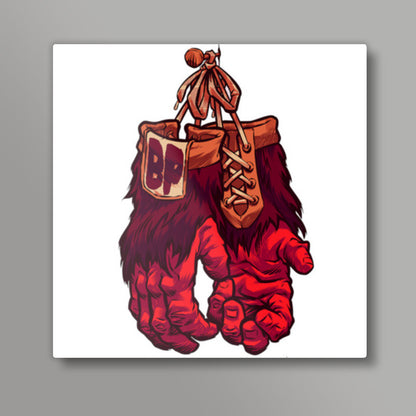 Boxer Gloves Square Art Prints