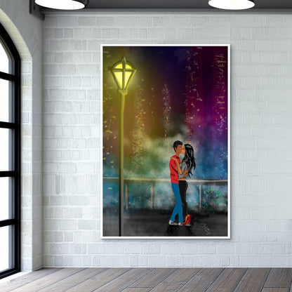 Singapore Kiss Wall Art