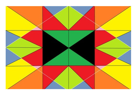 Abstract Symmetry Art PosterGully Specials