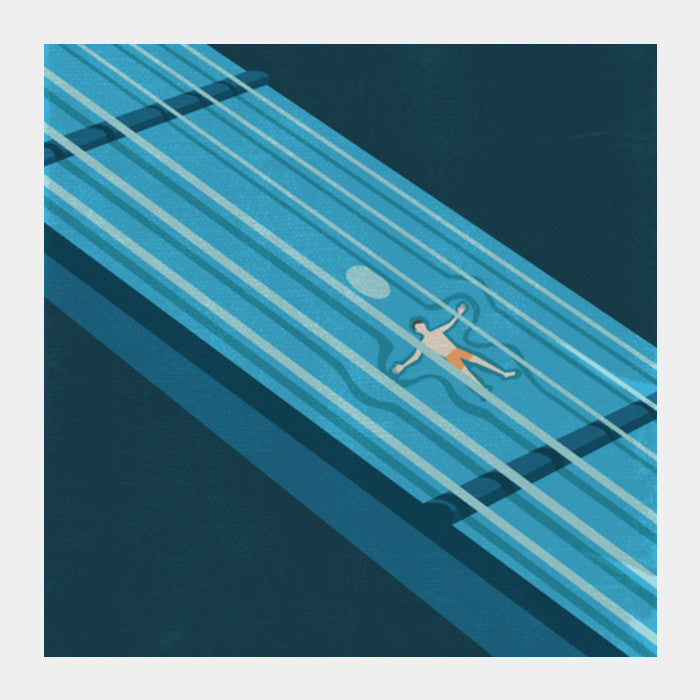 Dive in Music Square Art Prints
