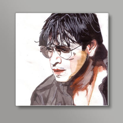 Shah Rukh Khan is a self-made superstar Square Art Prints