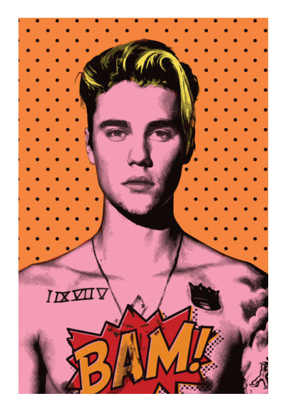 Justin Beiber Wall Art