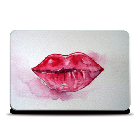 Laptop Skins, Lips Watercolor Laptop Skin l Artist: Seema Hooda, - PosterGully