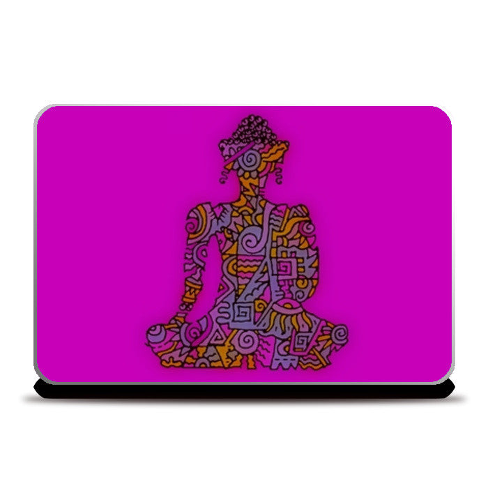 Laptop Skins, Buddha Zenscrawl Laptop Skins