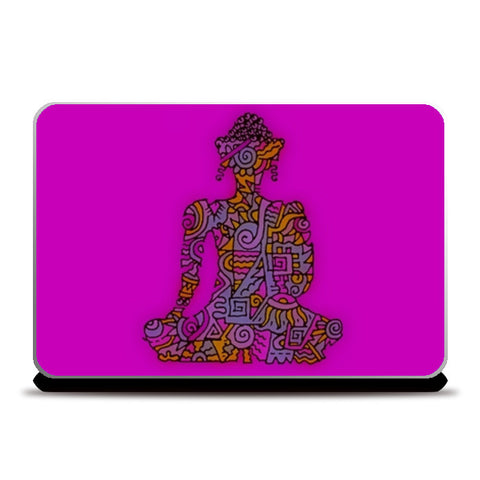 Laptop Skins, Buddha Zenscrawl Laptop Skins