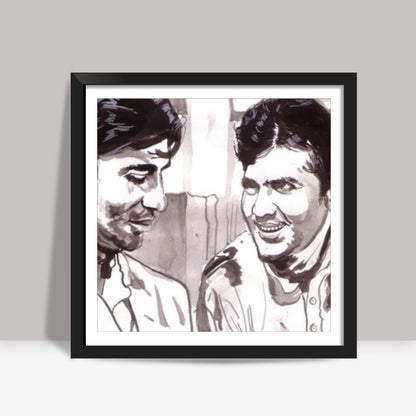 Zindagi badi honi chahiye, lambi nahin Square Art Prints