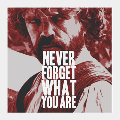 know what you are game of thrones Square Art Prints