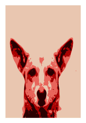 Absctract Dog  Art PosterGully Specials