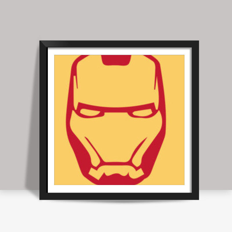 Iron Man Minimal Design Square Art Prints