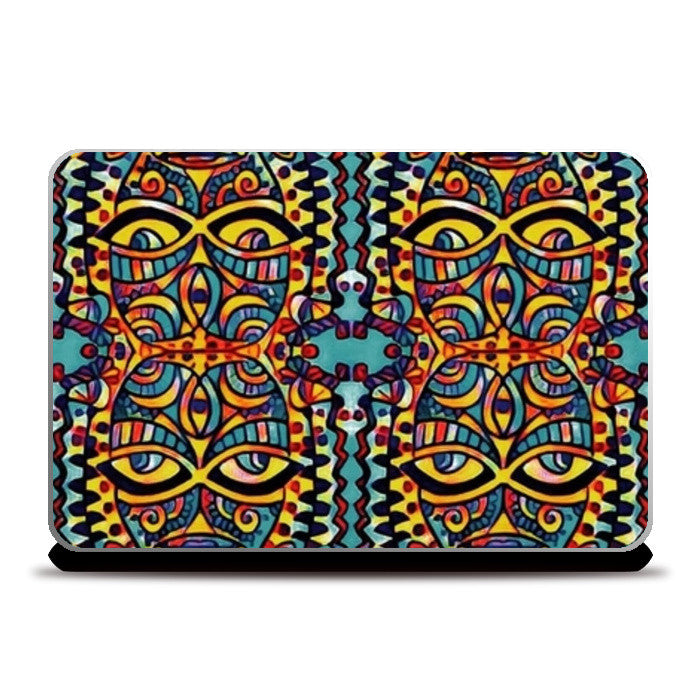 many faced Laptop Skins