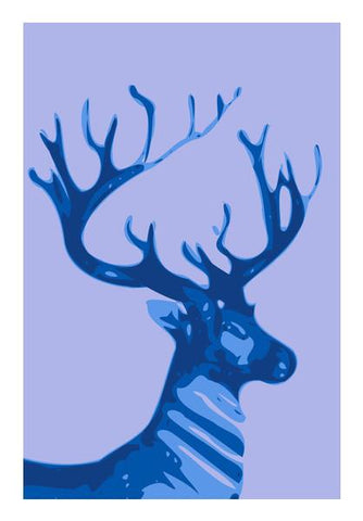 PosterGully Specials, Abstract deer Wall Art