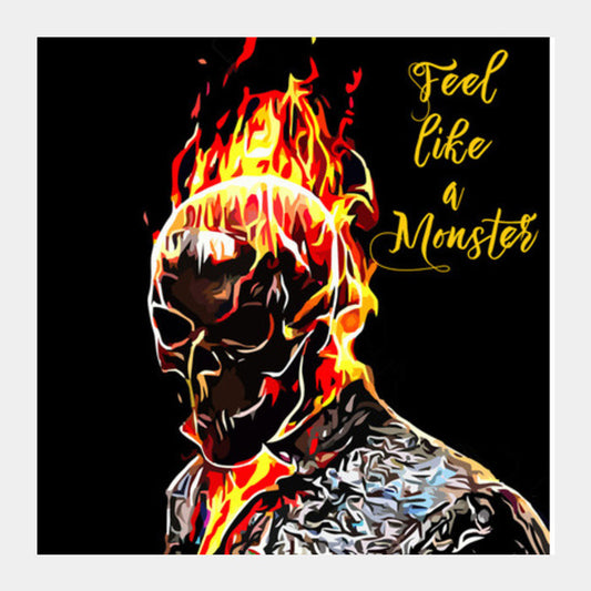 Ghost Rider Square Art Prints