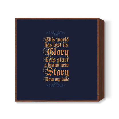 A new story Square Art Prints