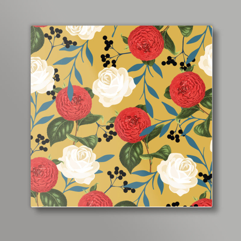Floral Obsession Square Art Prints