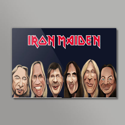 Iron maiden | Caricature Wall Art