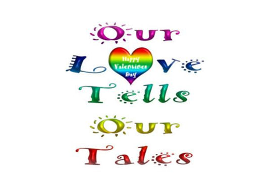 PosterGully Specials, Rainbow Love Tales Wall Art