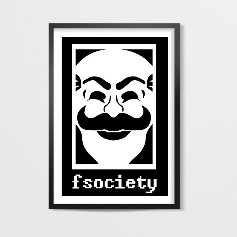 Fsociety Mr Robot Wall Art