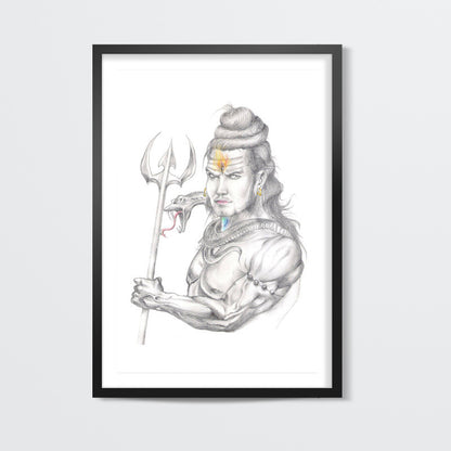 Lord Shiva Rishabh Dev Sharma Wall Art