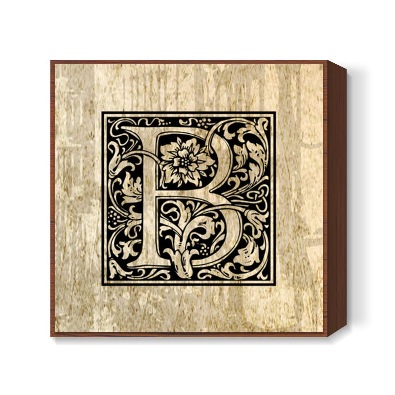 Ornate B Square Art Prints