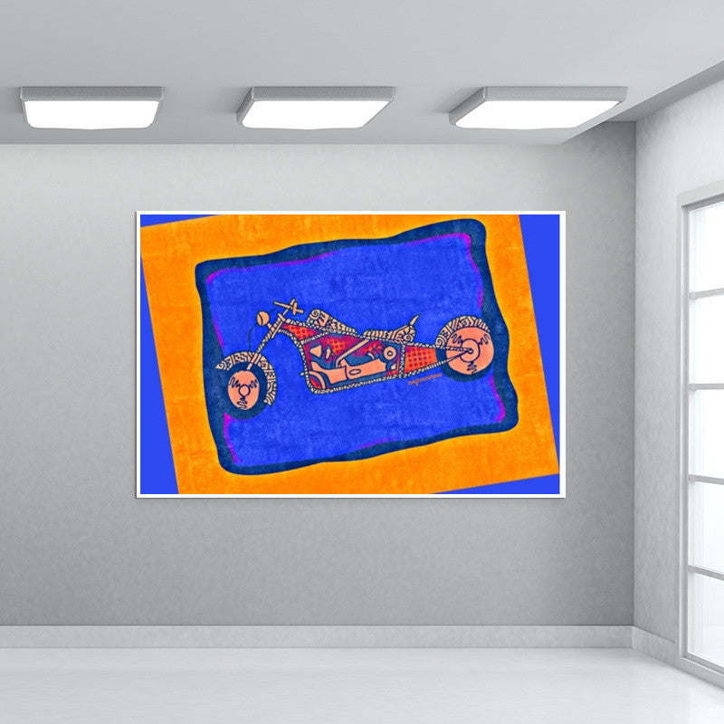VintageBike Zenscrawl Wall Art