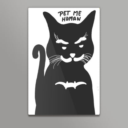 Pet Me Human Wall Art