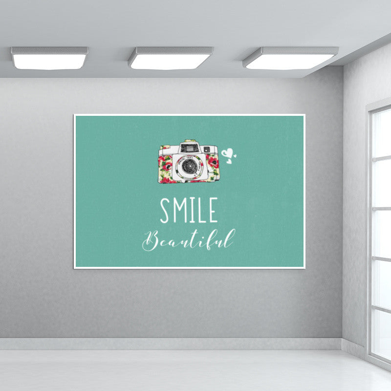 Smile Beautiful Wall Art