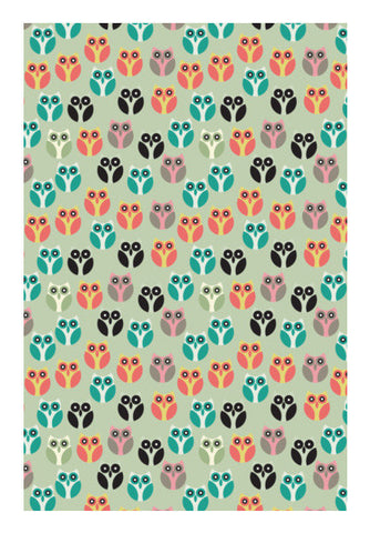 Seamless Abstract Pattern With Owl Art PosterGully Specials