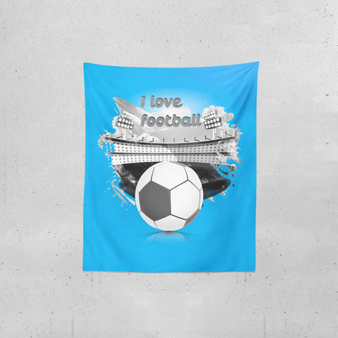 I Love Football Tapestries | #Footballfan