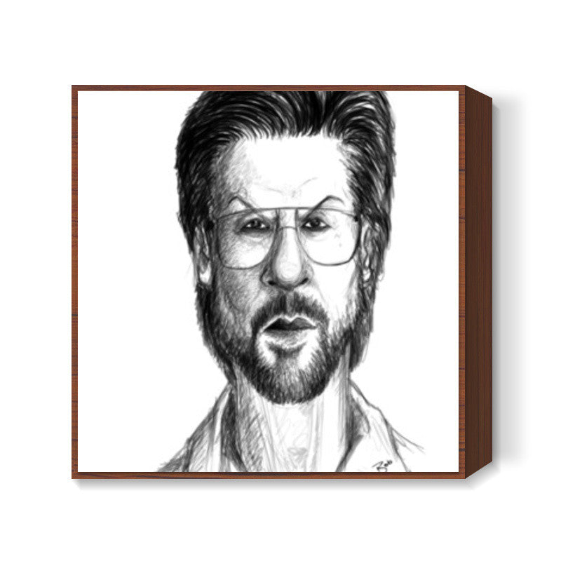 Shah Rukh Khan | Caricature Square Art Prints