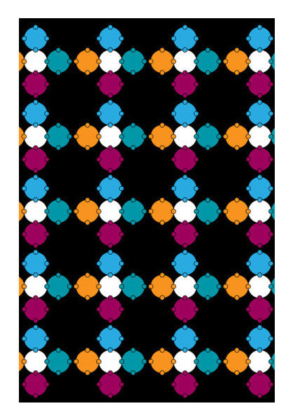 Circle Colorful Pattern Art PosterGully Specials