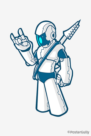 Rock Robot Cyborg Artwork