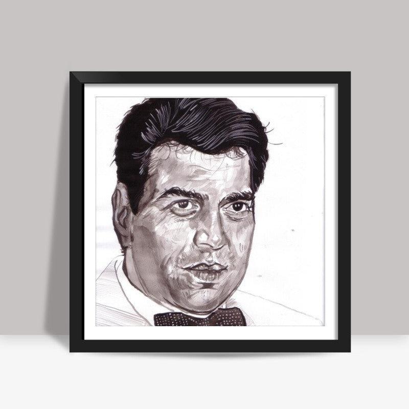 Indias HeMan Dharmendra Square Art Prints